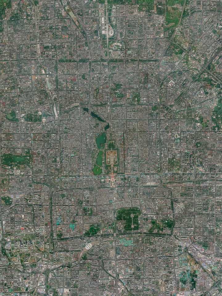 北京卫星图,源自@esri image map