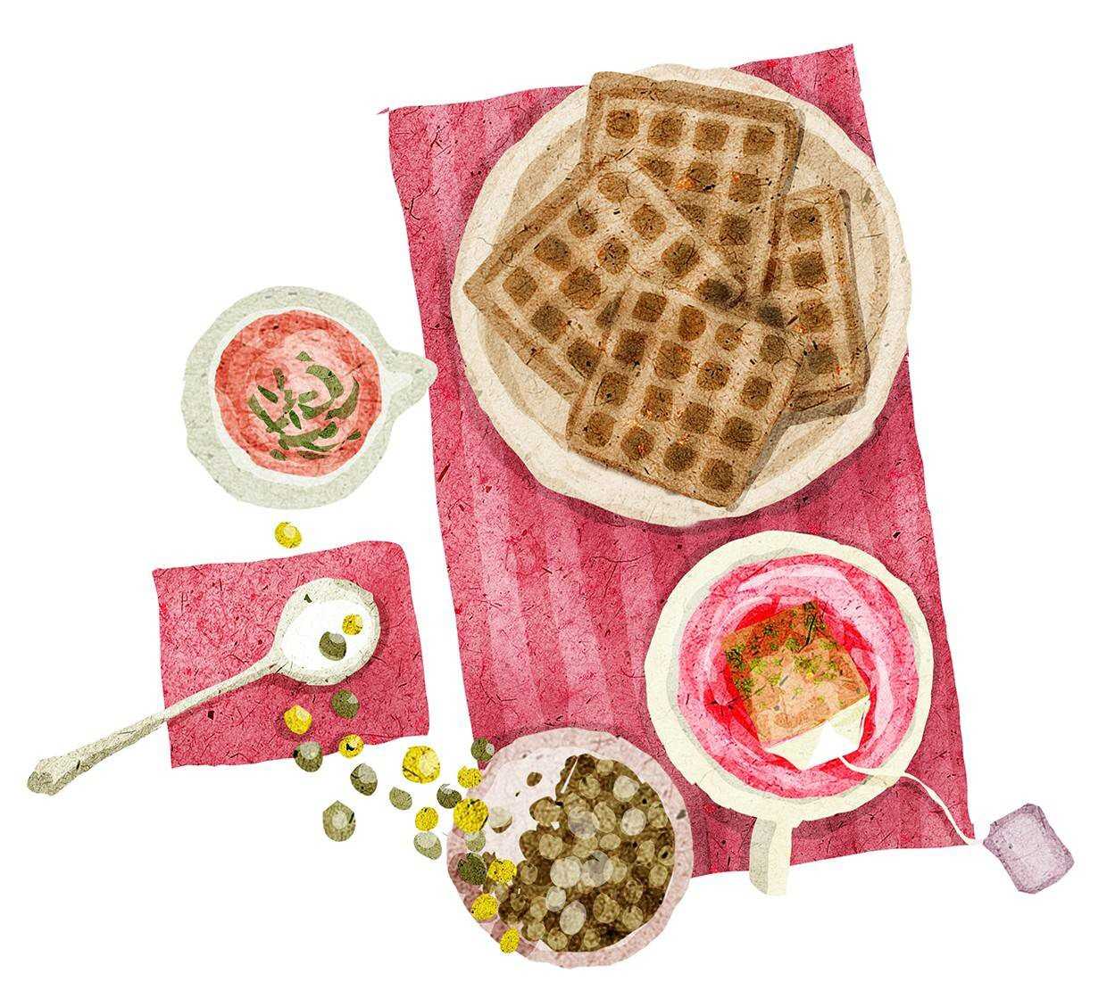 诱人的美食插画