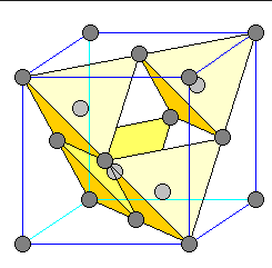 金刚石结构图晶胞图片