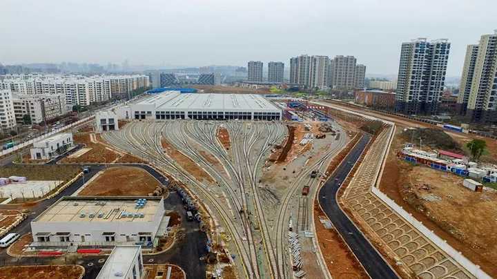 地铁轨道的尽头:地铁停车场