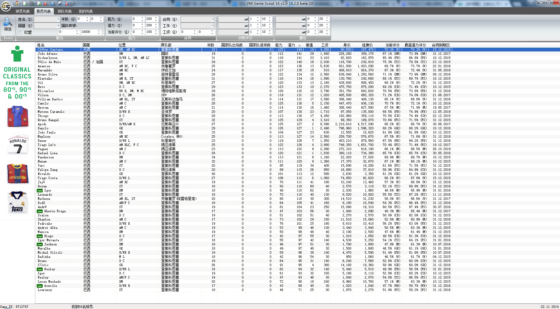 从FM的球员数据角度上,如何评价沙佩科恩斯队