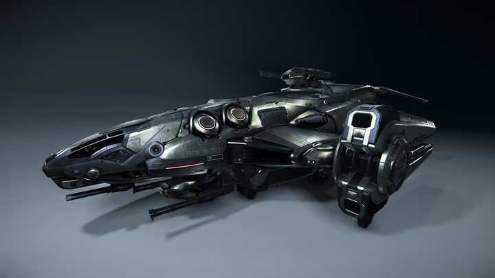 《星际公民》里的救赎者炮艇机.