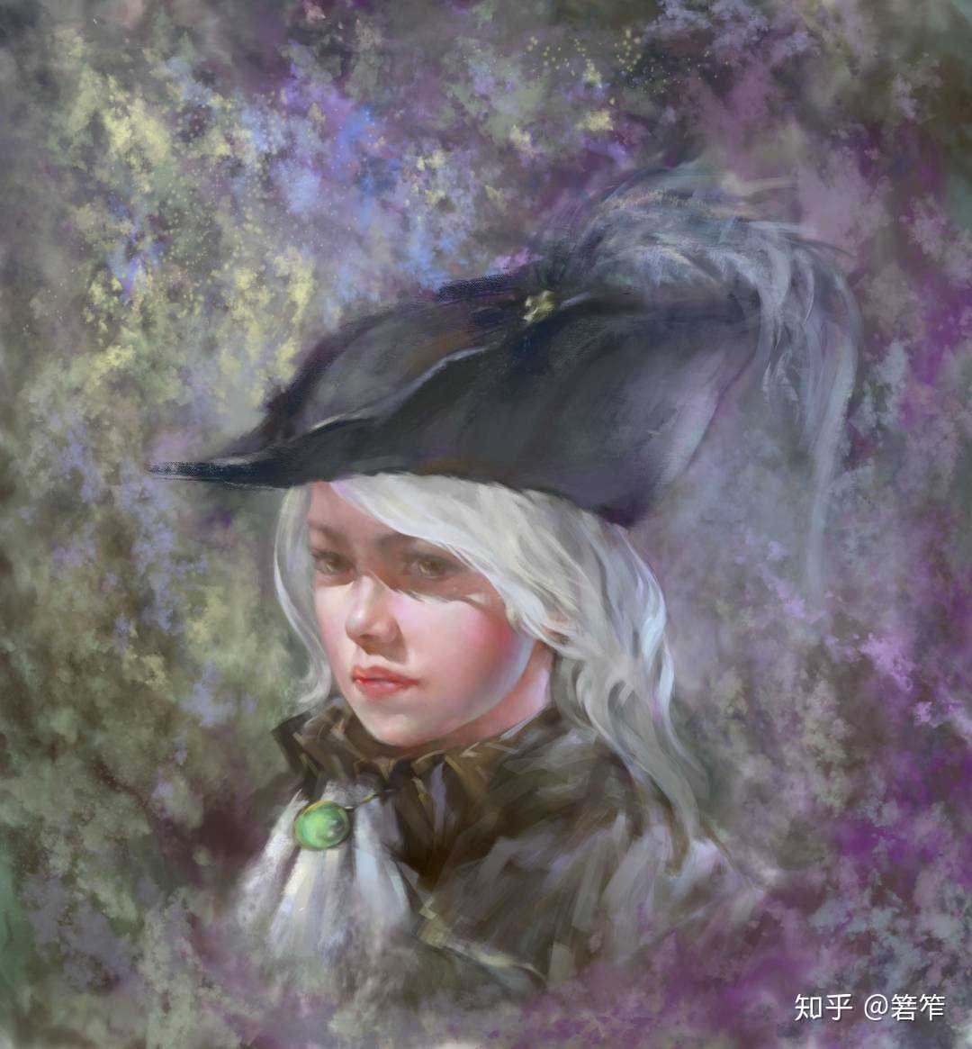 尝试画的《血源诅咒》玛利亚修女,实在是… - 知乎