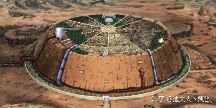 火影雨隐村风景图 火影雨隐村壁纸 佩恩站在雨隐村雕像截图