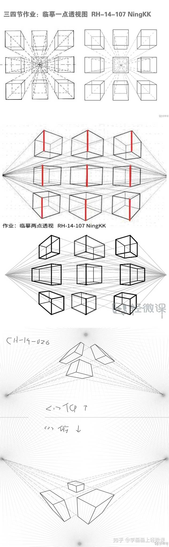 轻微课学员透视作业