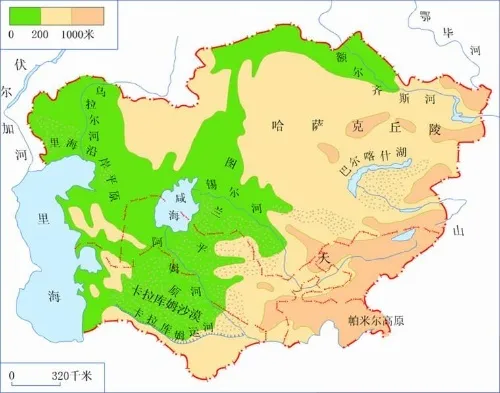 中亚地区的河流主要补给来源是什么?