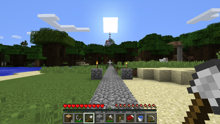 你第一次玩minecraft 时建造了什么 小涵涵的回答 知乎