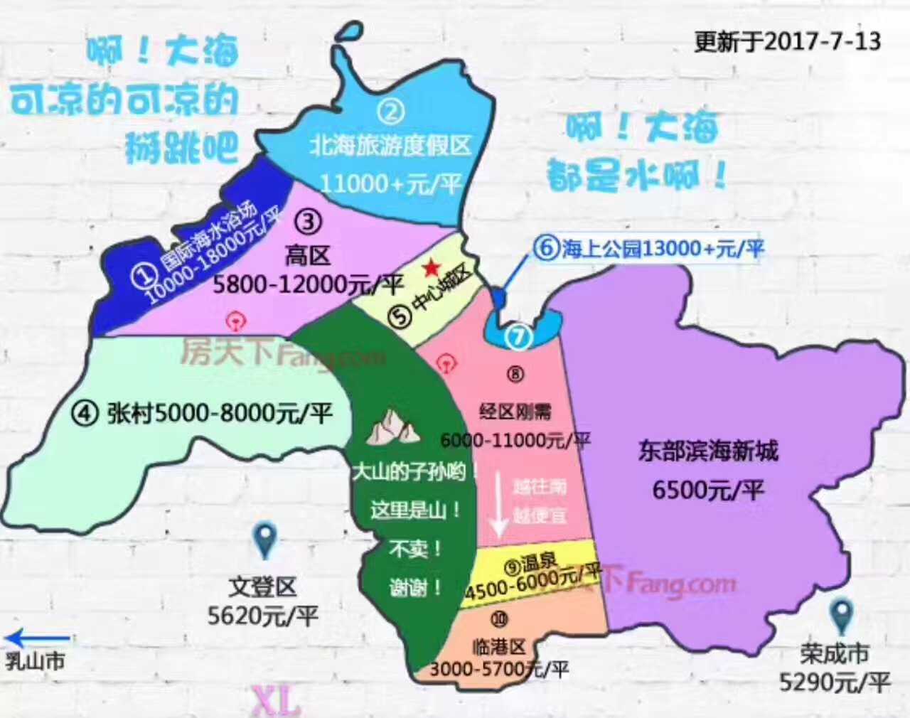 威海市经区地图全图图片