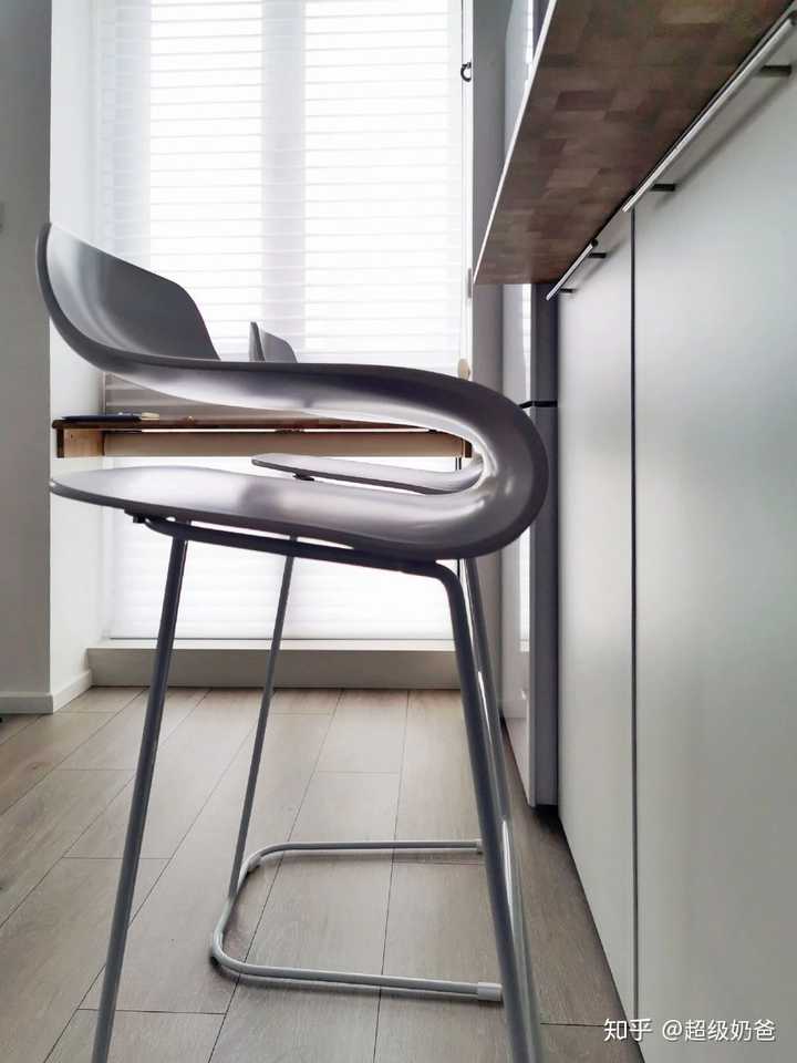 流线型的吧台椅,颜值不错吧?