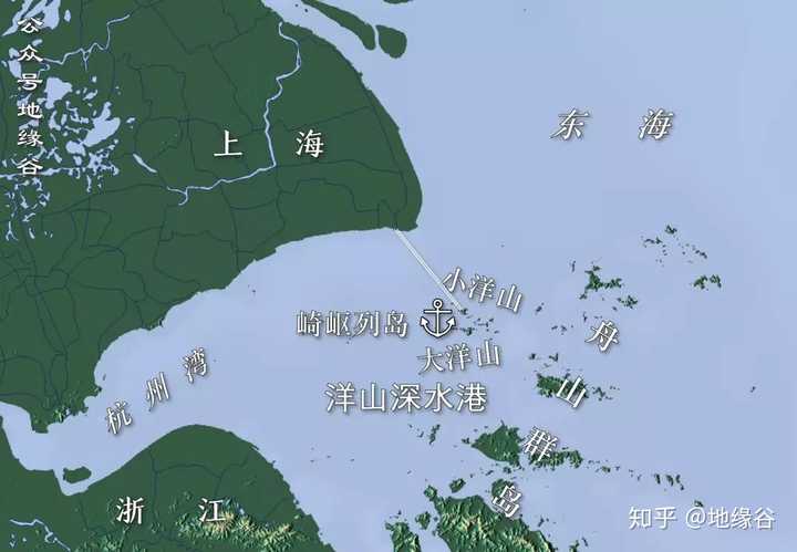 上海的洋山港为什么要建在浙江
