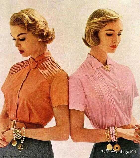 女生怎么穿出上世纪50年代美国或法国复古风 知乎