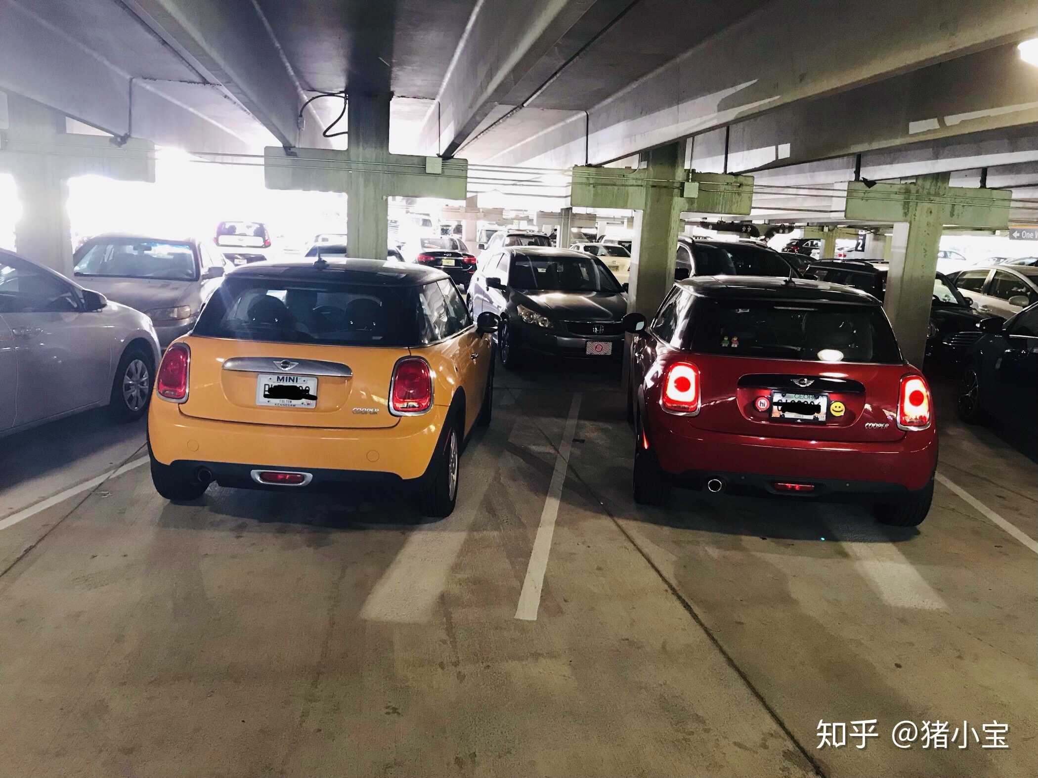 都跟我们似的开这样的车,美帝这停车场多停一半的车都不止.