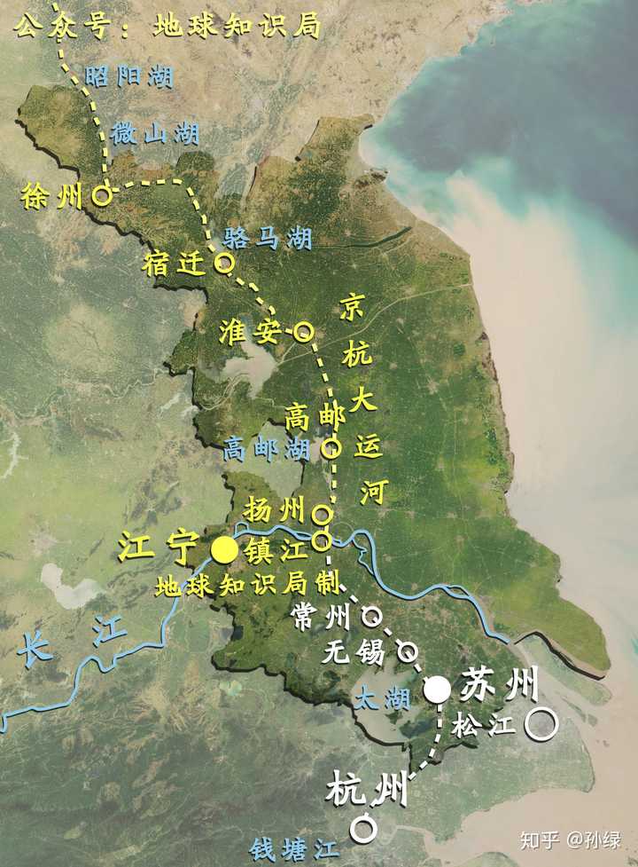 京杭运河无锡段地图图片