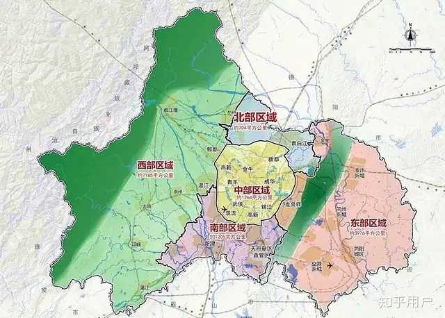 成都的东南西北