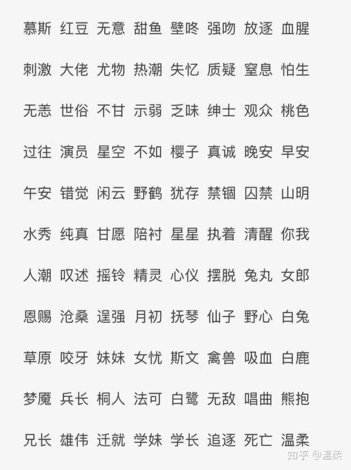 你们听过最好听的网名?