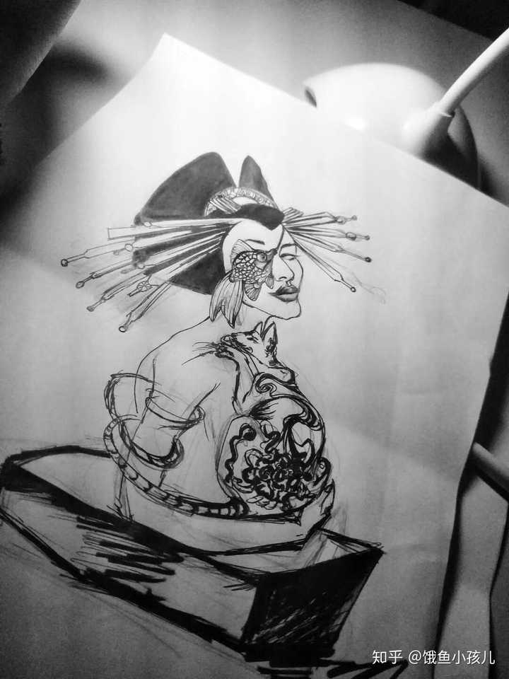 大一画的冰雕稿