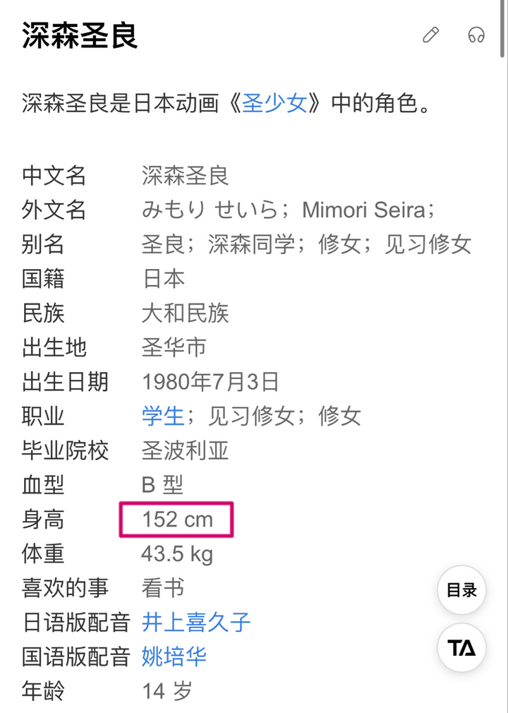 1米55以下的动漫人物有哪些 知乎