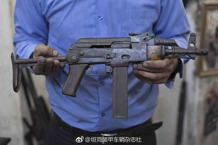 打托卡列夫弹的迷你ak,叙利亚战场上的土制武器