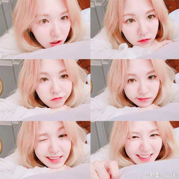 果然自拍达人啊() 真的太可爱了,而且嘴炒鸡可爱,就像小猫一样,已经把