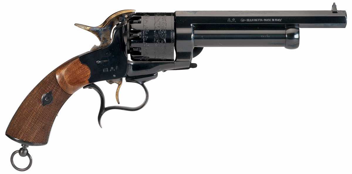 对于剧中汉默将军(黑衣人)用的lemat1861单动转轮手枪章易同学的回答