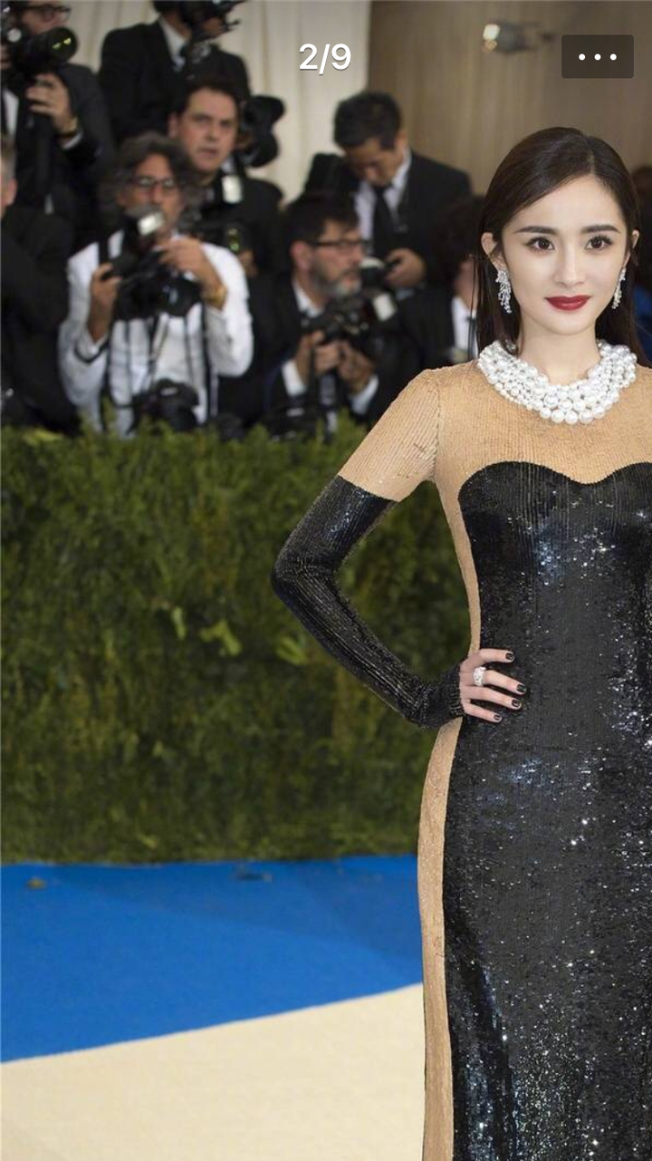 如何评价杨幂在met gala的造型?