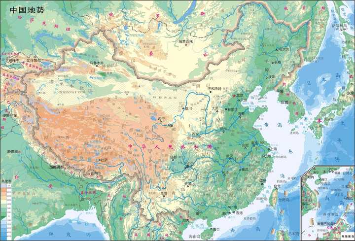 就地理条件而言 中国相较其他国家有哪些优势和劣势 知乎