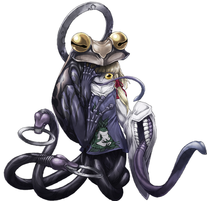 传闻这个诹访明神就是个长着jj一样头的蛇神.