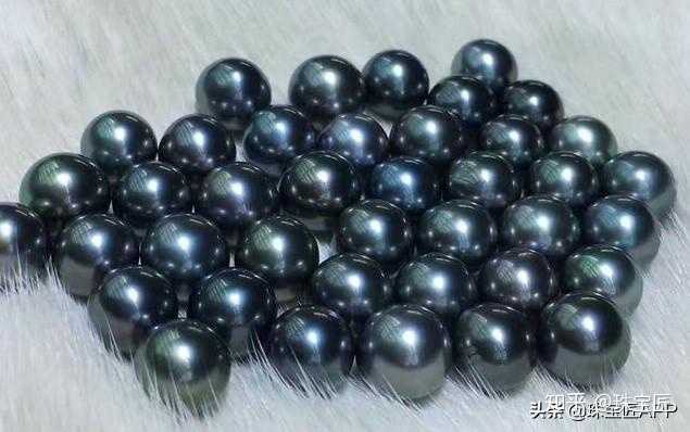 塔希提黑珍珠被称为珠宝界的"五彩斑斓的黑",价格在众多珍珠品类中也