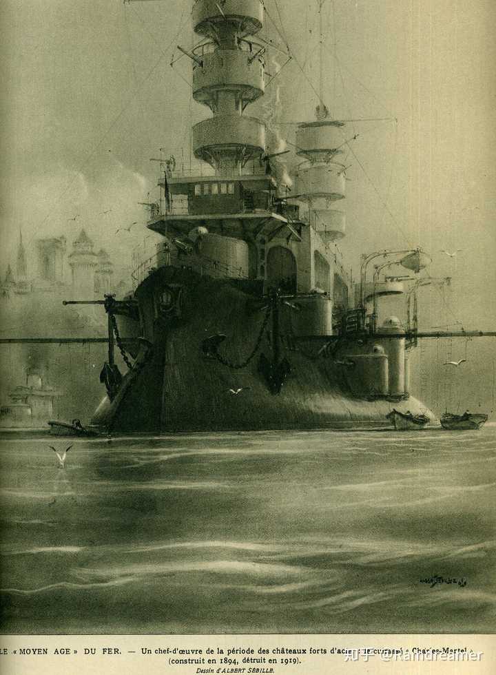 查理马特号铁甲舰.被这张照片吸引,那种浓浓的蒸汽朋克风格.