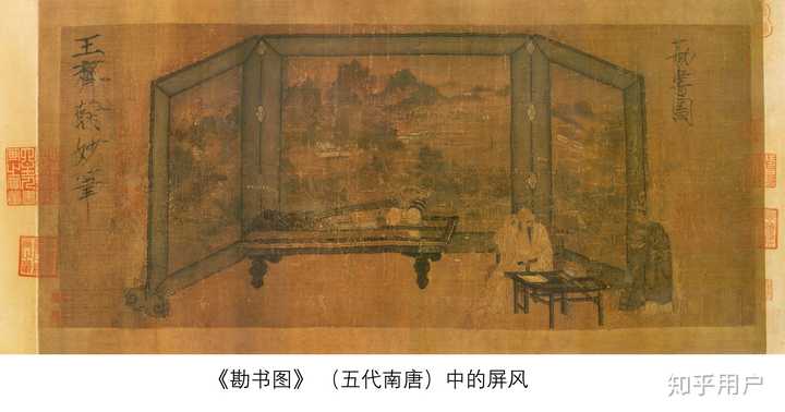 唐代的屏风造型是怎样的,为什么大部分历史和考古资料呈现的是屏风画的内容,而不是屏风的形制? 知乎