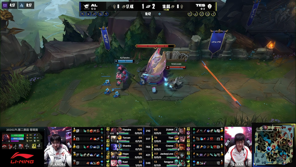LPL2026赛季第二赛段组内赛TES 0:2 AL，如何评价这场比赛？