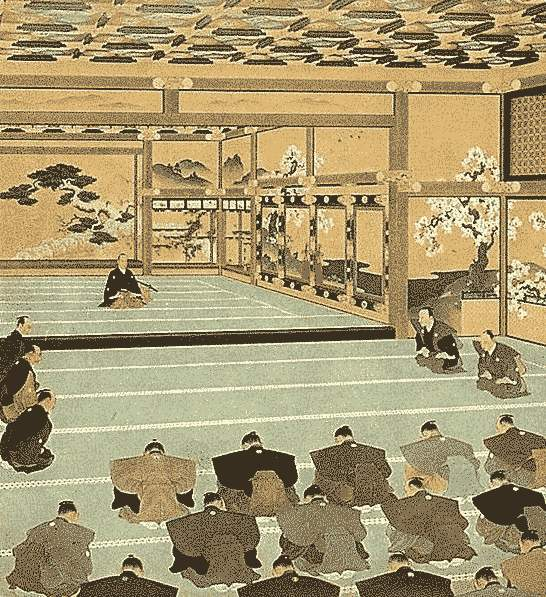 邨田丹陵《大政奉还图》