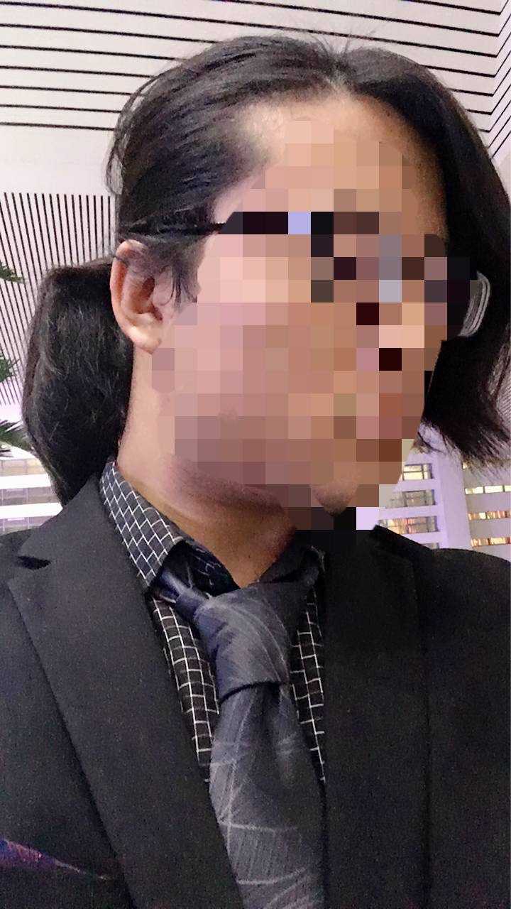 久违的着西装打呔