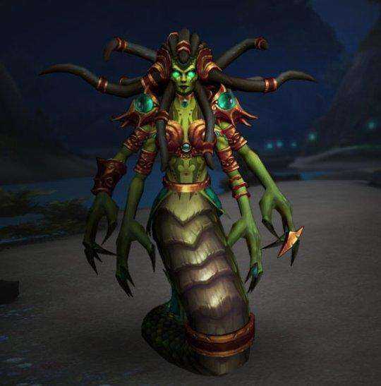 太清晰,还是上个网图 一个有着很多头的眼镜蛇,说白了和九头蛇很像啊!