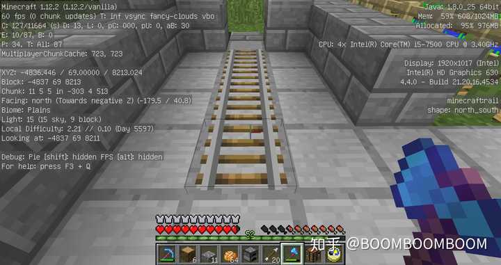 如果你一年都在玩minecraft 并且只玩一个存档会怎样 Boomboomboom 的回答 知乎