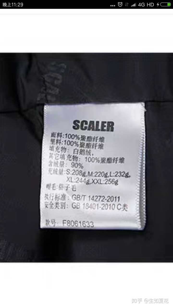 正规羽绒服会标注很清楚,含绒量,充绒克重的!