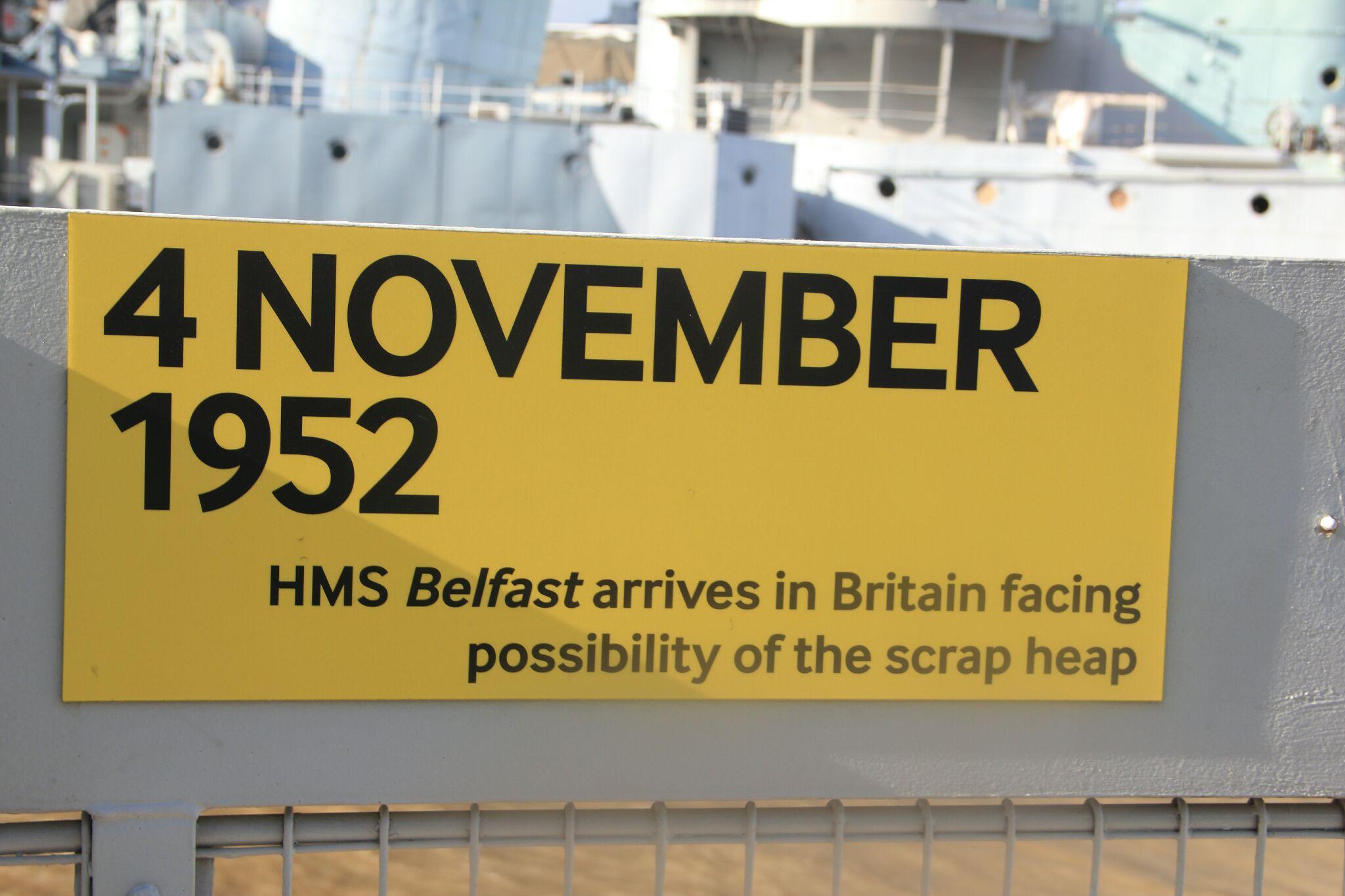 royalnavy的最后余晖hmsbelfast轻巡洋舰贝尔法斯特号巡礼