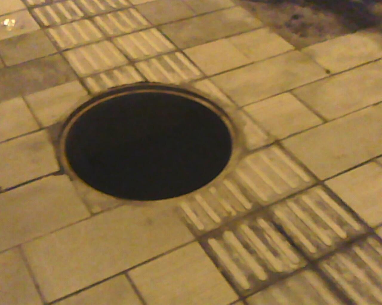 下水井口在盲道上,这不是坑,是坑爹!支持的顶个  显示全部