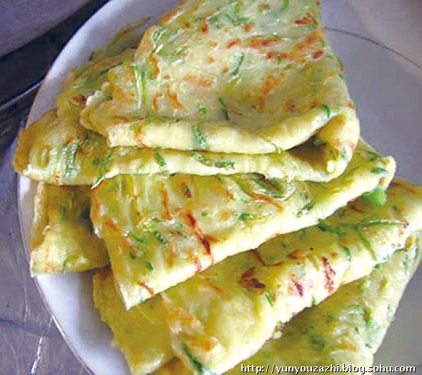 花样儿的摊饼(我常吃的有韭菜鸡蛋摊饼 葱花鸡蛋摊饼 )