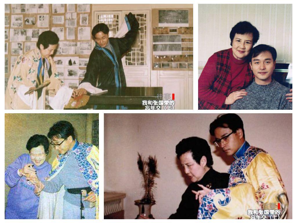 导演电影《霸王别姬》时,中国京剧院程派青衣名家张曼玲结识张国荣