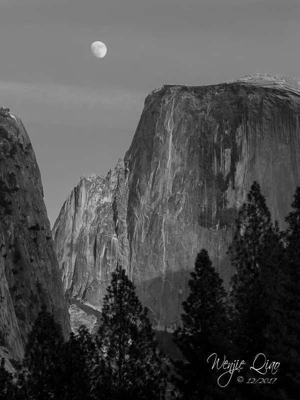 乔文梁老师在 57 年后,完美再现了亚当斯当年拍摄的场景.