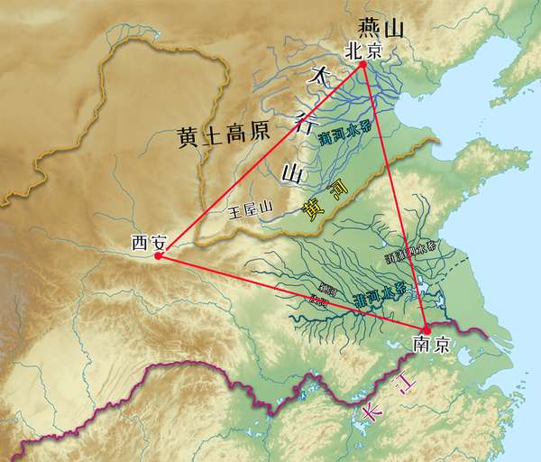华北平原地图图片