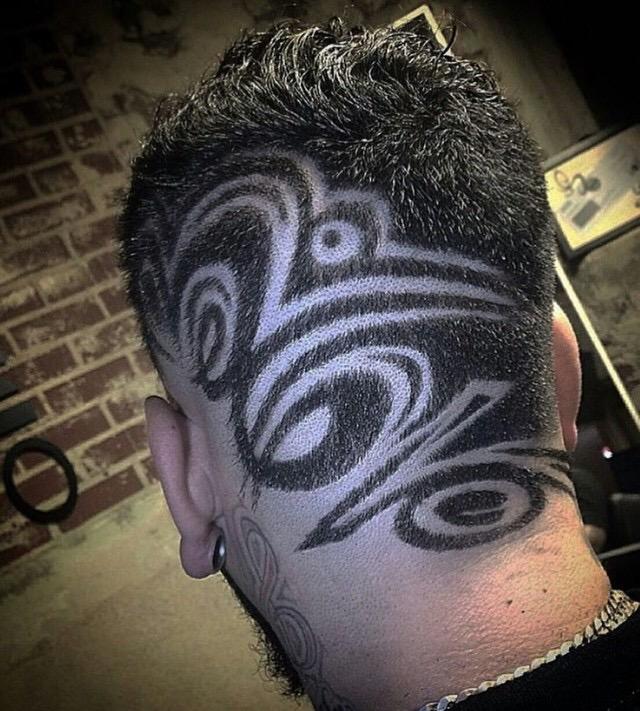 男生在鬓角刻什么图案好看? - 知乎