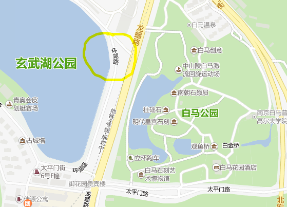 1.玄武湖公园——玄武门——山西路 从 太平门的玄…显示全部