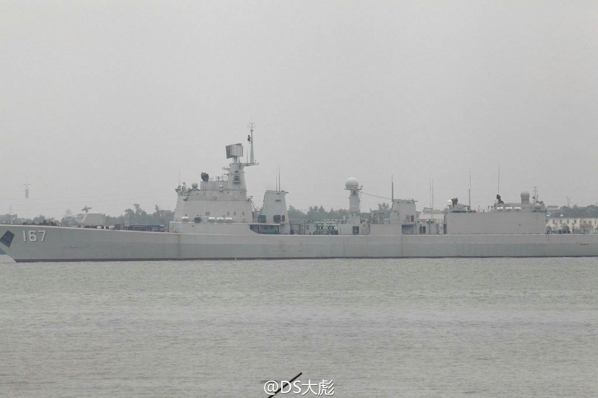 如何评价对051b型驱逐舰167舰的改装