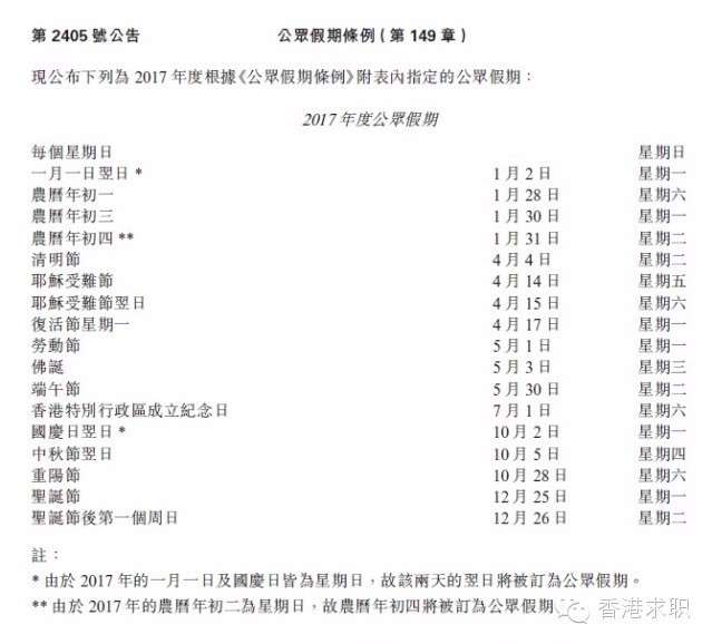 港闻港事 17年香港请假攻略 知乎