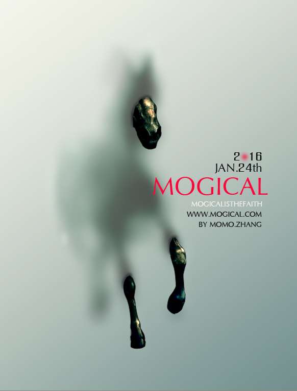 如何用 ps 制作毛玻璃穿透效果?