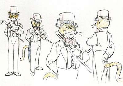 猫头人身卡通图,类似伯爵猫,高冷酷帅的一只.有人知道吗?