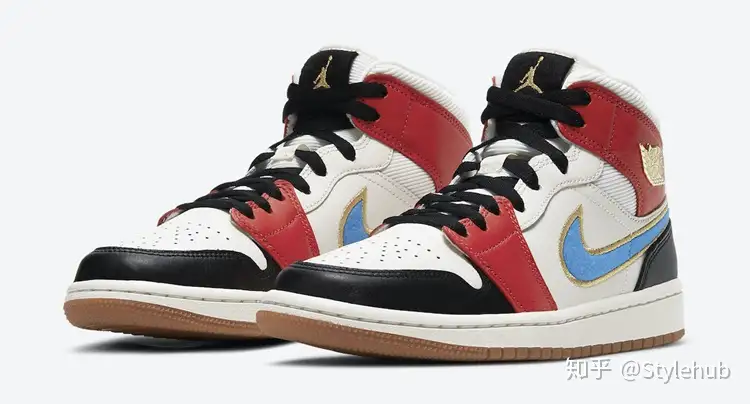 Air Jordan 1 Mid又出新品！金属飞翼Logo即将发售！ - 知乎