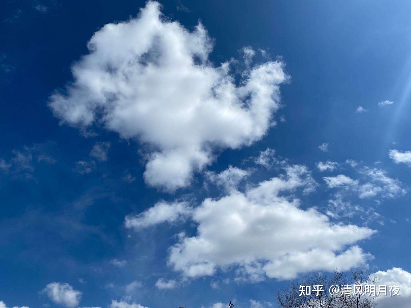 蓝天白云晴空万里 知乎